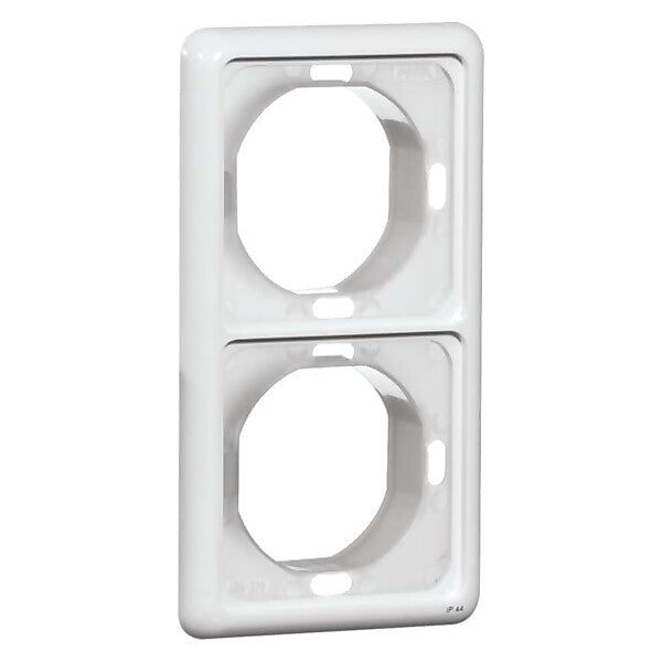 PEHA Rahmen 2-fach ws waage/senkrecht D 80.672 WU W